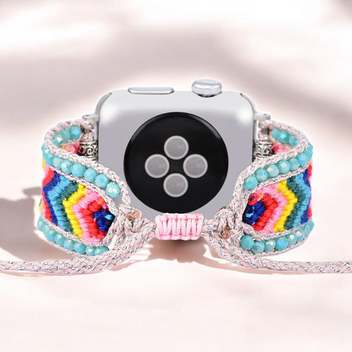 Aqua Wave Woven Watch Strap