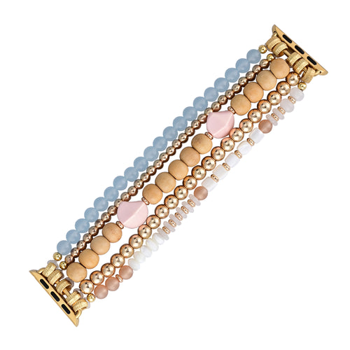Apricot Mist Stretch Apple Watch Strap