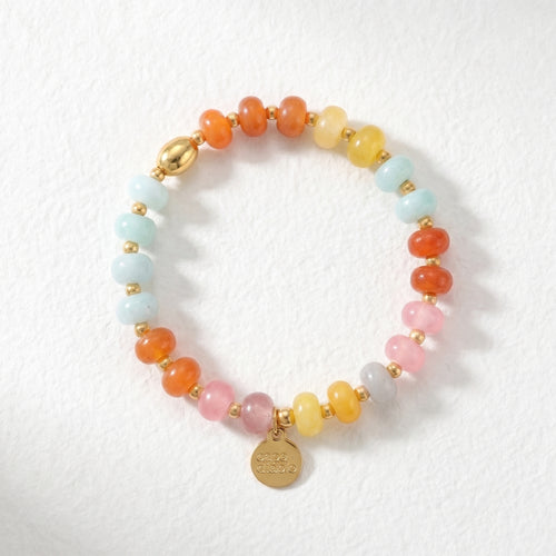 Amber Jade Bloom Bracelet