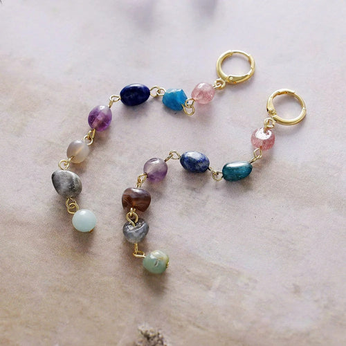 Bohemian Aura Drop Earrings